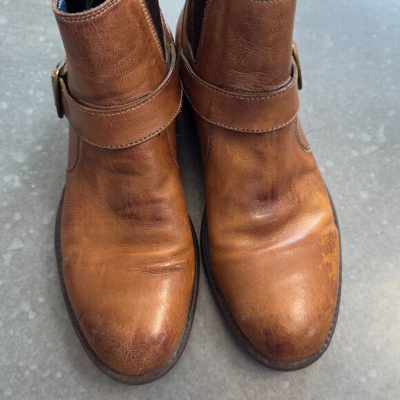 BED|STÜ Brown Leather Buckle Ankle Men's Boots – Size 8 - Picture 2 of 15